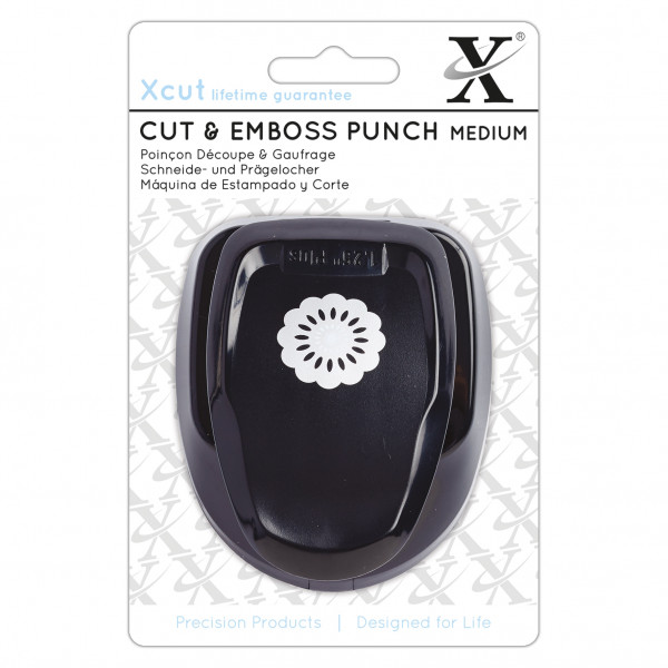 Xcut Cut & Emboss Punch medium Flower