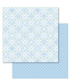 Ursus Scrapbookpapier Baby blau Motiv 03 - 70490003