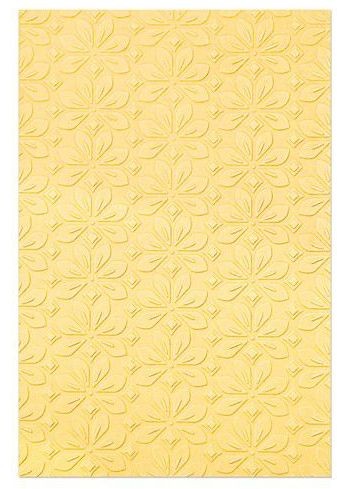 Sizzix Multi-Level Textured Impressions Emb. Folder Flower Power 665747 Jennifer Ogborn