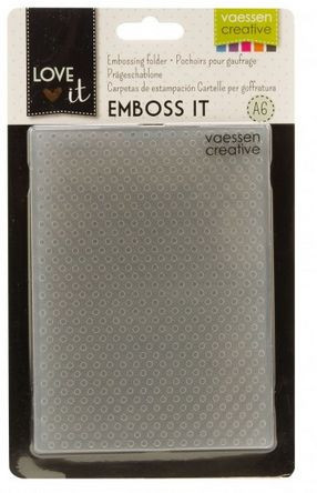 Vaessen Creative Love it Embossingfolder A6 dots / punkte