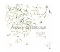 alexandraRENKE Designpapier 'X-Mas floral Mistel' alexandraRENKE Designpapier 'X-Mas floral Mistel'