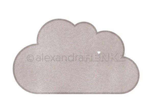 alexandraRENKE Stanzschablone Stanze 'Kartenaufleger Wolke'
