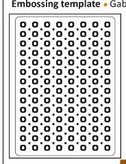 Embossingfolder Darice circle