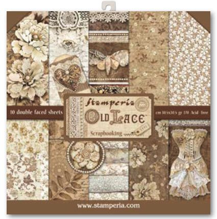 Stamperia Scrapbookpaper Pack Old lace