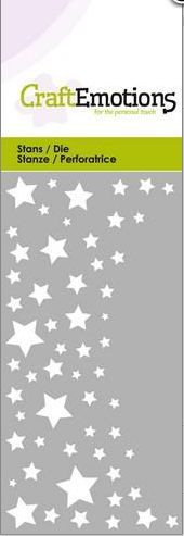CraftEmotions Stanzschablone Sternenbordüre - Starry Sky