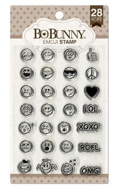 BoBunny Emoji Stamps Clear Stamps #12105437