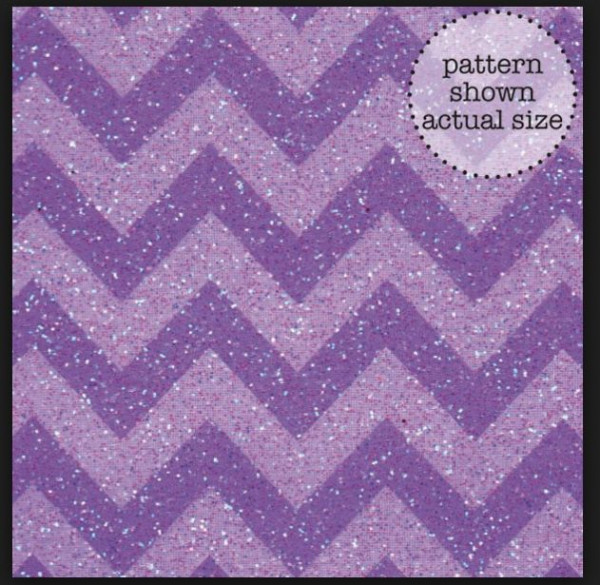 doodlebug chevron sugar coated cardstock lilac 4086 Glittercardstock