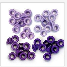 We R memory keepers standard eyelets lila (60 Stück - 4 Farben)