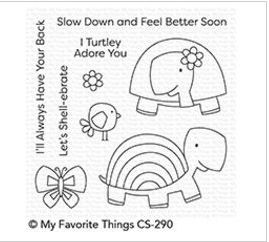 MFT Clear Stamps Too-cute Turtles
