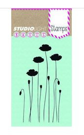 StudioLight Clear Stamp Mohnblumen A7