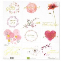 Vaessen Creative - Mundart Stempel Designpapier Paper Tags Glück Vaessen Creative - Mundart Stempel Designpapier Paper Tags Glück