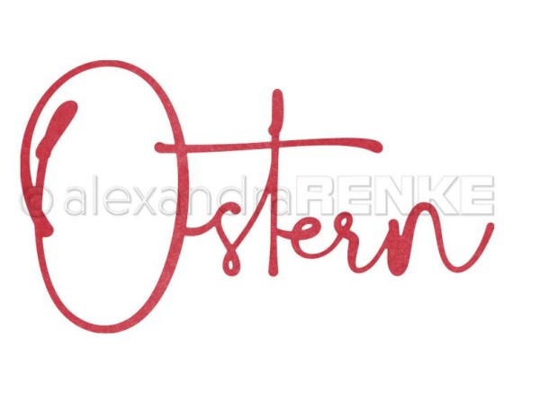 alexandraRENKE Stanzschablone 'Lebendige Typo Ostern'