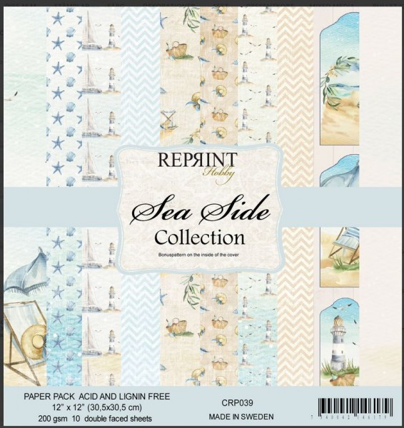 Reprint Hobby Sea Side Collection Paper Pack 12x12