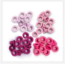 We R memory keepers standard eyelets pink (4 Farben - 60 Stück)