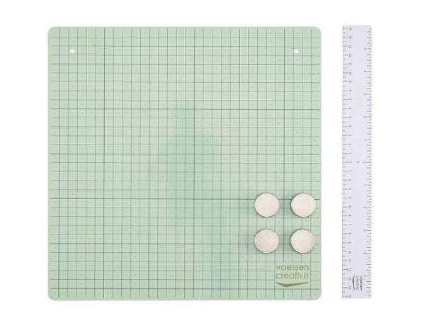 Vaessen Creative • Magnetische Arbeitsfläche 30,5x30,5cm Minze