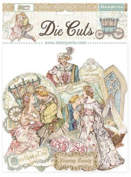 Stamperia Die cuts assorted - Sleeping Beauty