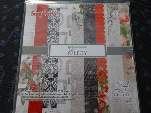 Scrapberrys Paper Pad 6x6 Elegy