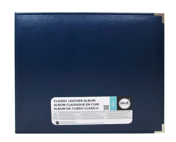 We R Makers • Classic Leather Ring Album Cobalt 30,5x30,5cm