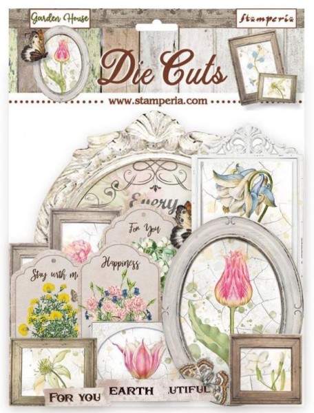 Stamperia Die-Cuts assorted Romantic Garden House