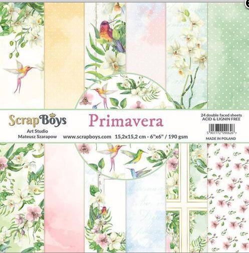 ScrapBoys 6x6 Paper Pad Primavera