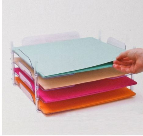WRMK stack trays 4x, Ablagefächer für Scrapbookpapiere