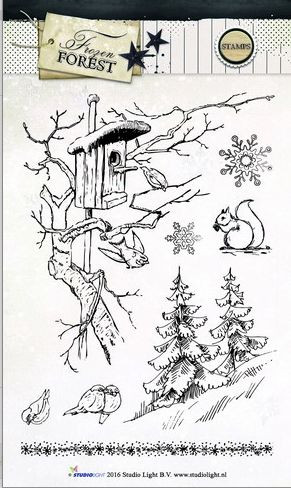 StudioLight Clear Stamps Frozen Forest 148