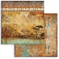 Stamperia Scrapbooking Double face sheet - Savana tree Stamperia Scrapbooking Double face sheet - Savana tree