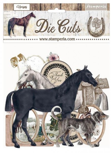 Stamperia Die cuts assorted - Romantic Horses