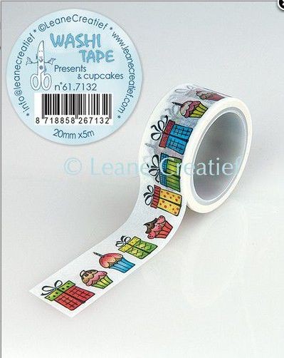 LeCrea - Washi tape Geschenke & Cupcakes, 20mmx5m. 61.7132