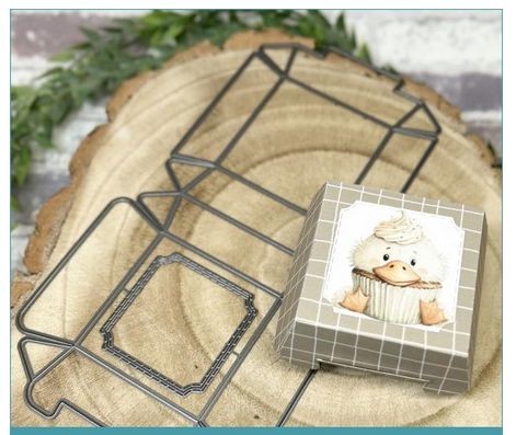 JM Creation Stanzschablone Burgerbox