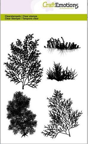 CraftEmotions Clear Stamps Algen
