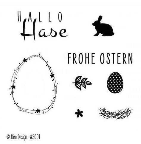Dini Design Clear Stamps Ostern