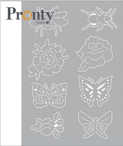 Pronty Mask stencil Insekten 1 A5