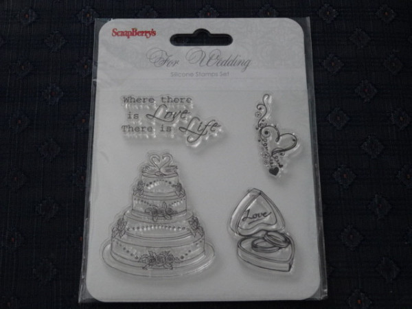 Scrapberrys Clear Stamps Hochzeit (For wedding)