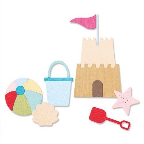 Sizzix Thinlits Die Set 11PK Summer Shapes 665897 Jennifer Ogborn