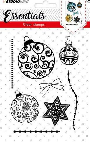 StudioLight Essentials Clear Stamps Weihnachtskugeln