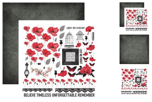 13@rts Designpapier Unforgettable Timeless