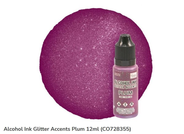 Couture Creations Alkohol ink Glitter Accents Plum