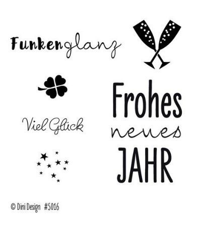 Dini Design Clear Stamps Silvester