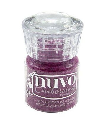 Nuvo Embossing powder / Embossingpulver - crushed mulberry 614N