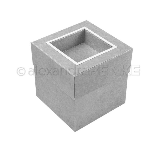 alexandraRENKE Stanzschablone 'Quadratische Box mit Fenster'