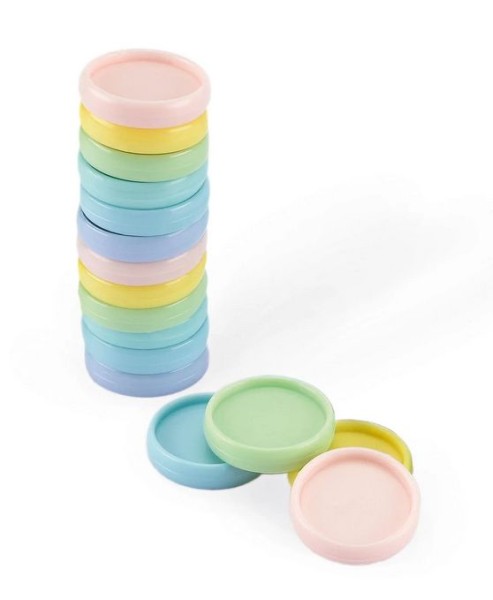 Vaessen Creative • Bind Easy Bindescheiben 24mm Regenbogen Pastellfarben 24St.