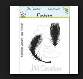 Jm Creation Clear Stamps Federn 07-20157