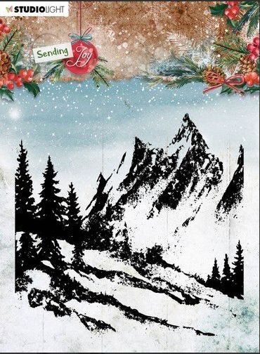 Studio Light Clear Stamp Sending Joy nr.55 140x140mm