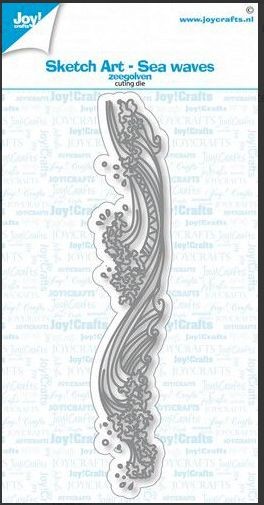 Joy! Crafts Stansmal - Meereswellen Stanzschablone 155x27 mm