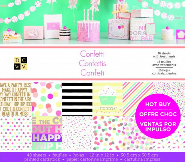 Die Cuts with a view Confetti Stack 12 x12 inch PS-005-00515