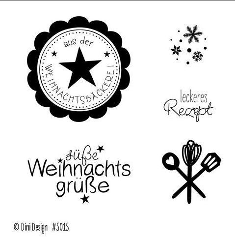 Dini Design Clear Stamps Weihnachtsbäckerei