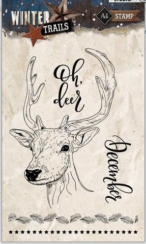 StudioLight Clear Stamps Winter Trails Oh, deer