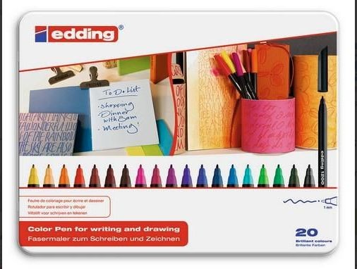 edding-1200 set colorpen 20St 0,5-1 mm / 4-1200-20