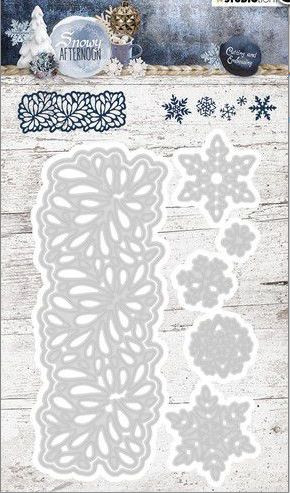 Studio Light Embossing Die 88x139 mm, Snowy Afternoon nr 219